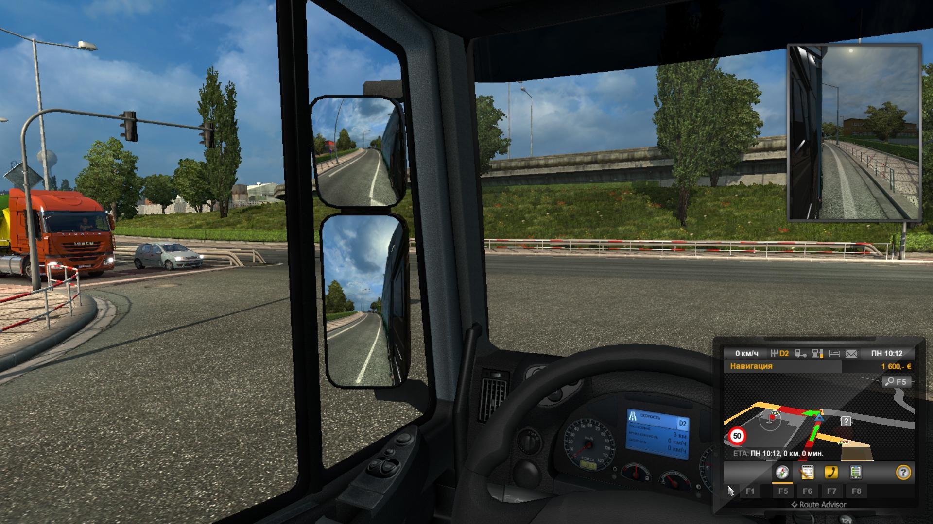 Скриншот 1 к игре Euro Truck Simulator 2 [v 1.50.1.4s + DLCs] (2012) RePack от Decepticon