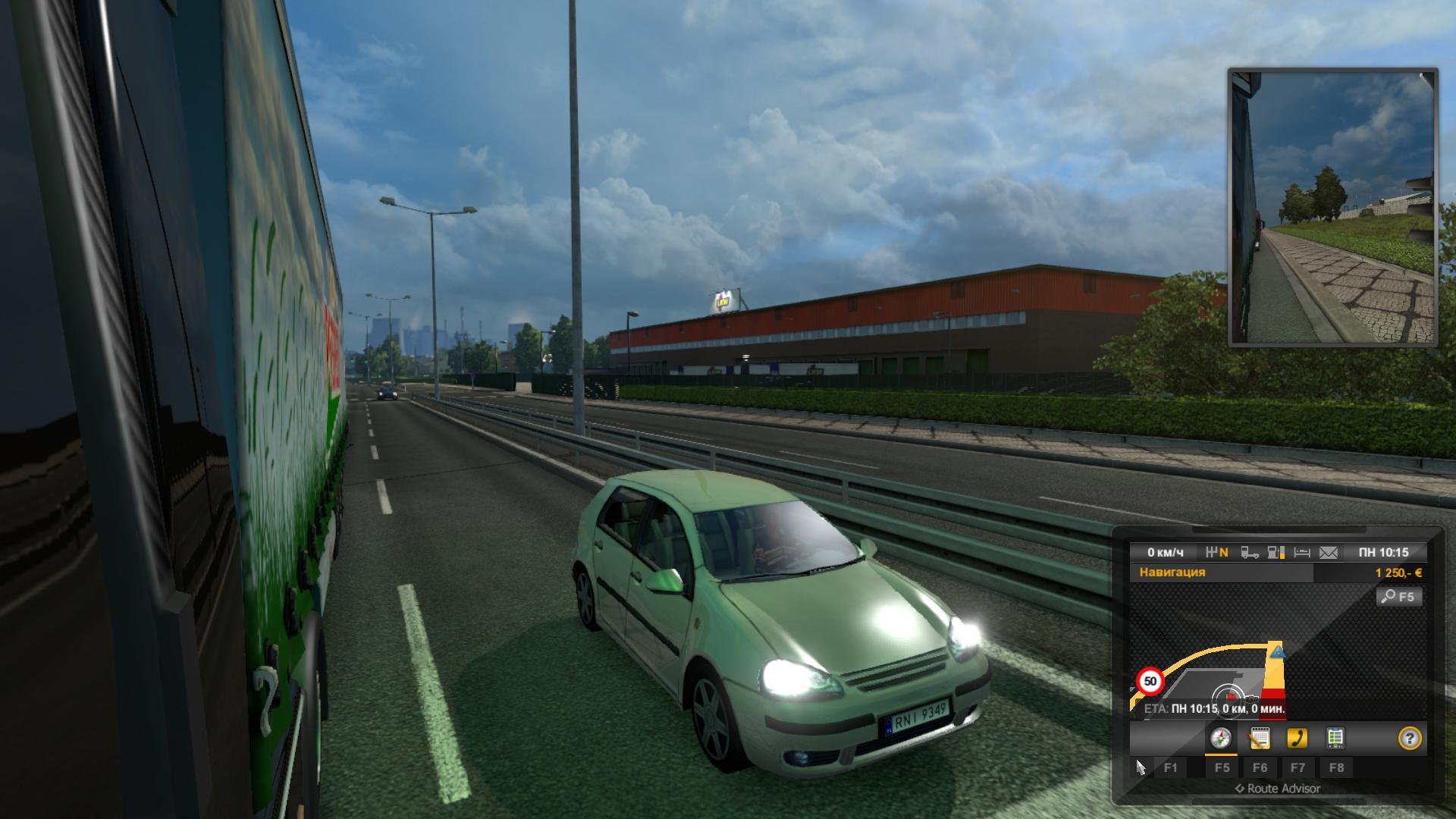 Скриншот 2 к игре Euro Truck Simulator 2 [v 1.50.1.4s + DLCs] (2012) RePack от Decepticon