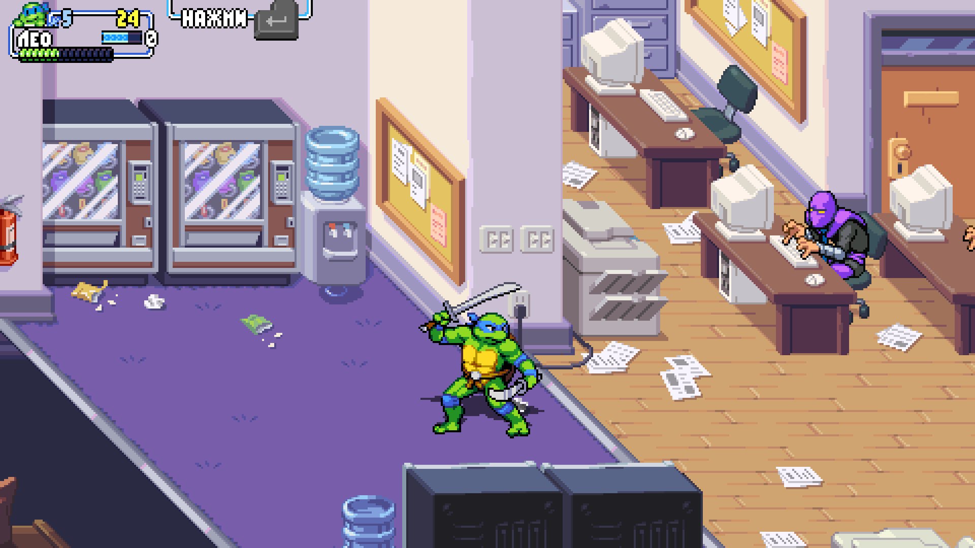 Скриншот 2 к игре Teenage Mutant Ninja Turtles: Shredder's Revenge [v 1.0.0.324 + DLC] (2022) RePack от Decepticon