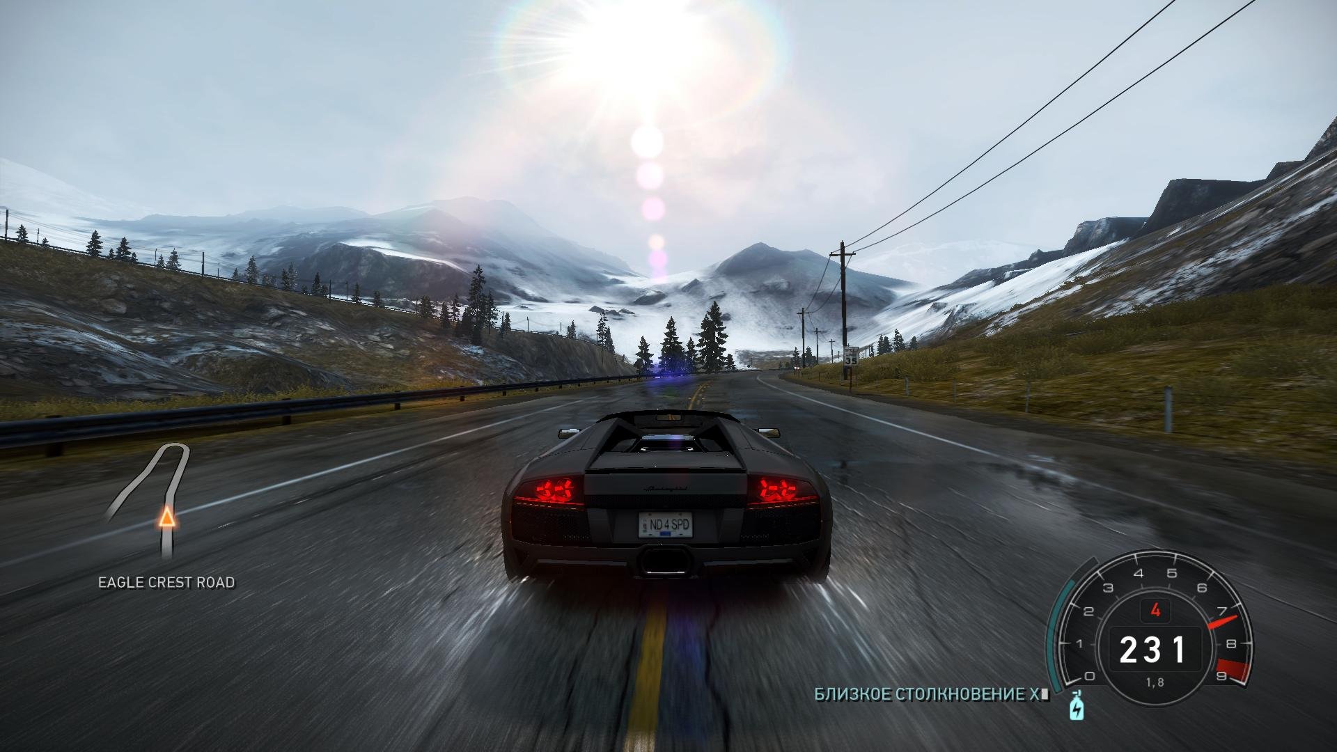 Скриншот 1 к игре Need For Speed: Hot Pursuit Limited Edition PC (2010) RePack от Decepticon